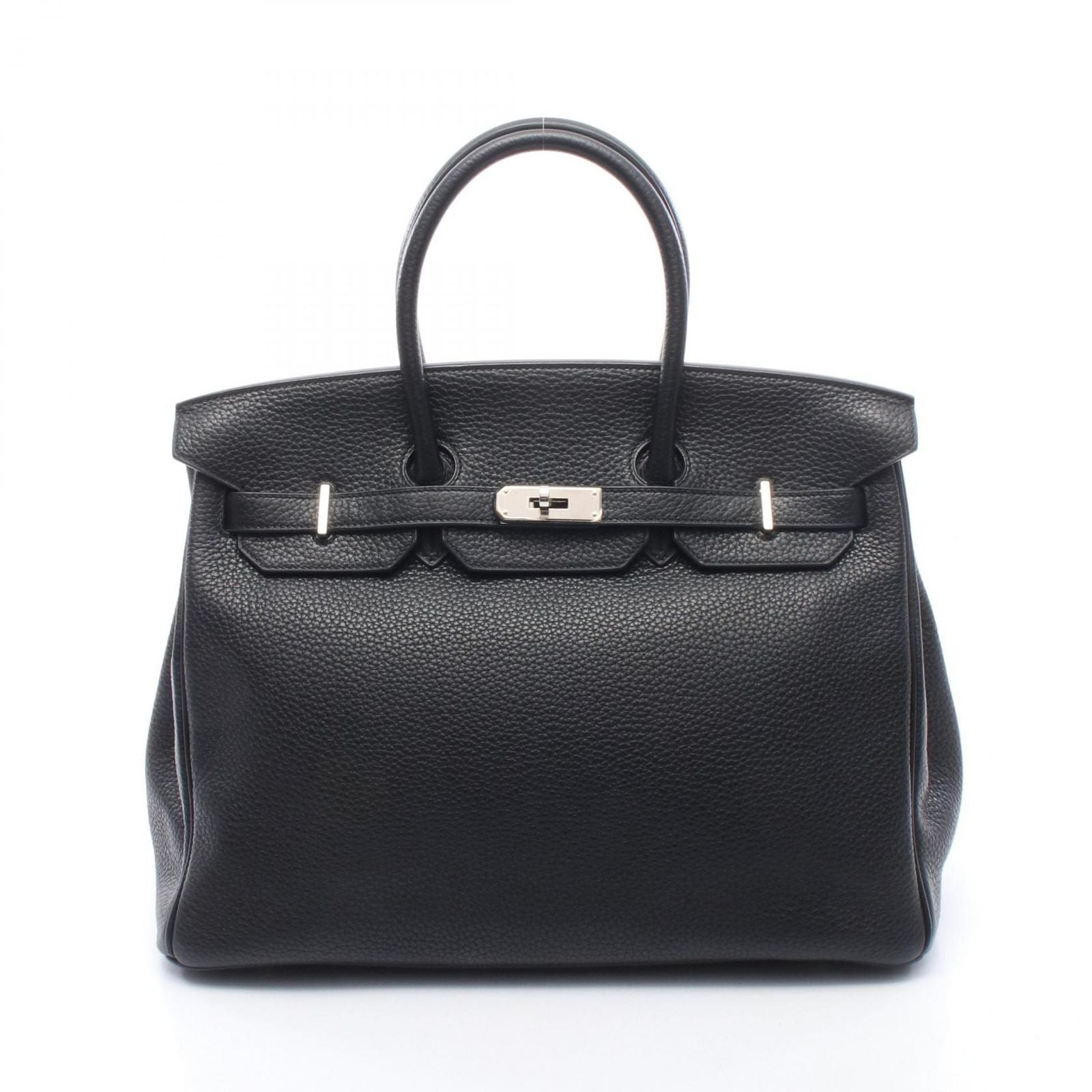 Hermes Handbag Birkin 35 Black Leather