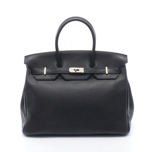 Hermes Handbag Birkin 35 Black Leather