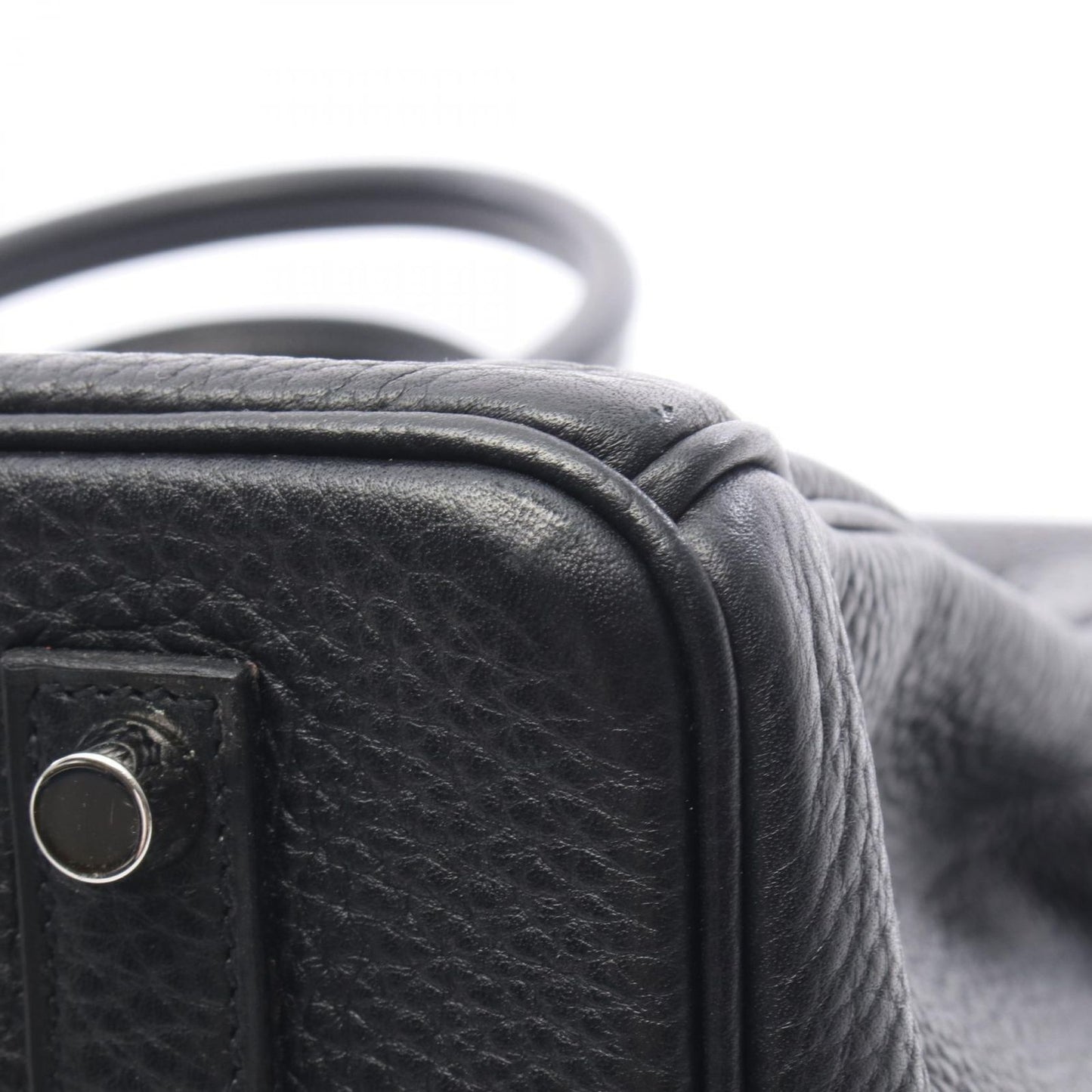 Hermes Handbag Birkin 35 Black Leather — view 8