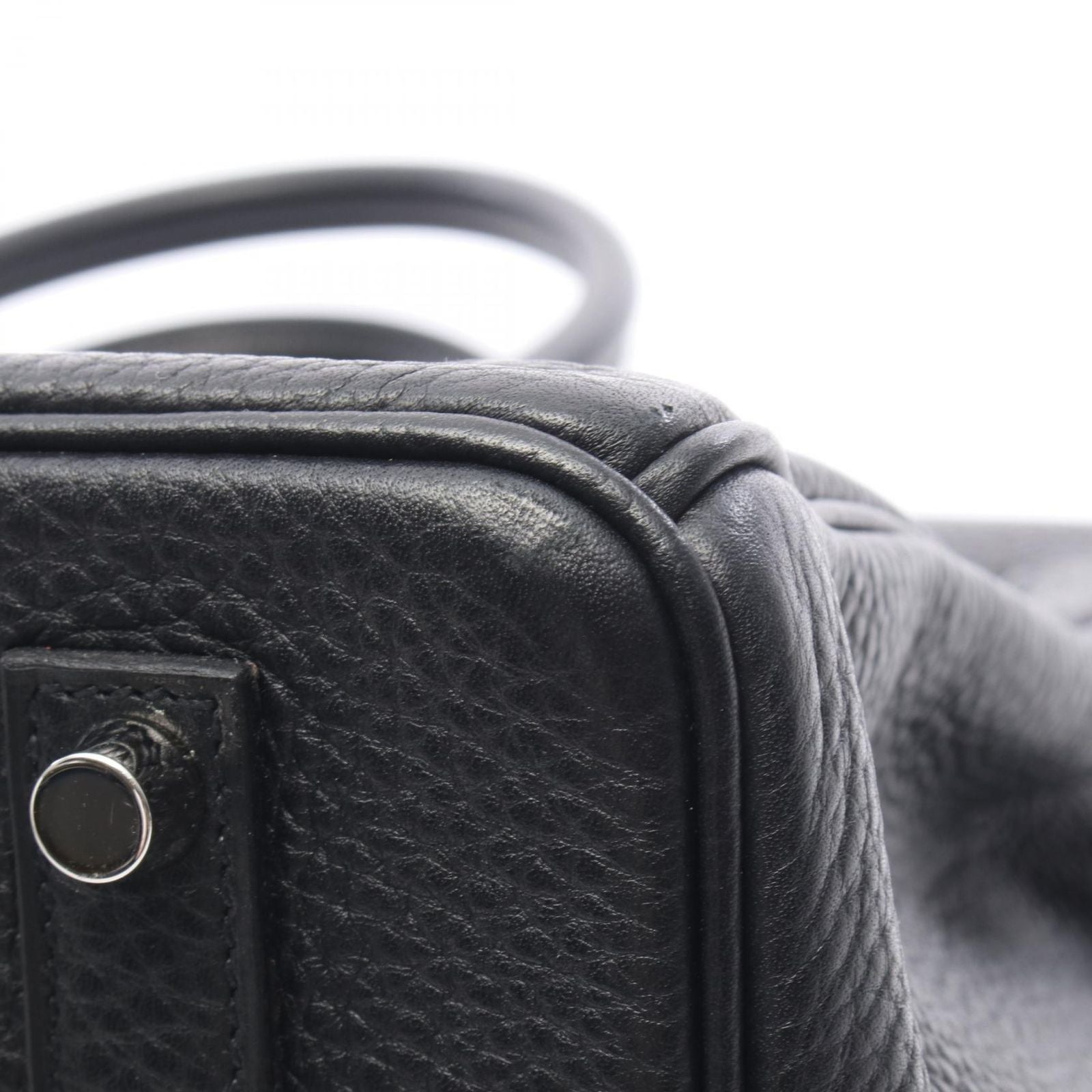 Hermes Handbag Birkin 35 Black Leather — view 8