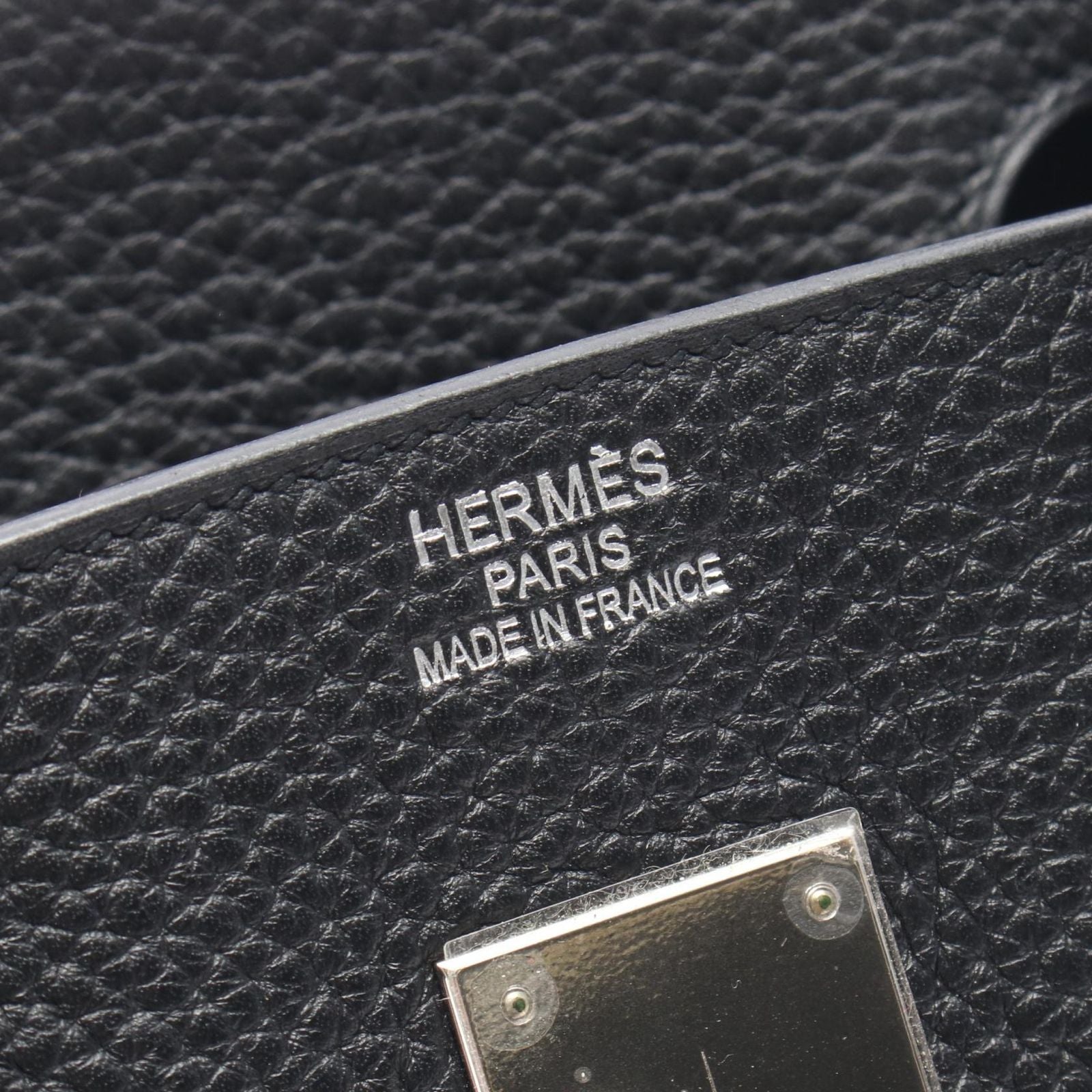 Hermes Handbag Birkin 35 Black Leather — view 4