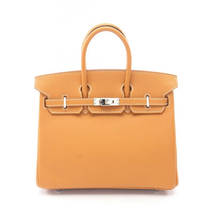 Hermes Handbag Birkin 25 Natural Leather Calf