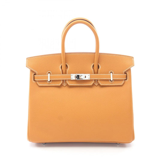 Hermes Handbag Birkin 25 Natural Leather Calf