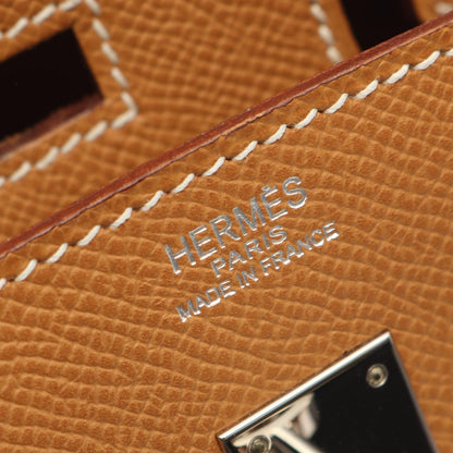 Hermes Handbag Birkin 25 Natural Leather Calf — view 4