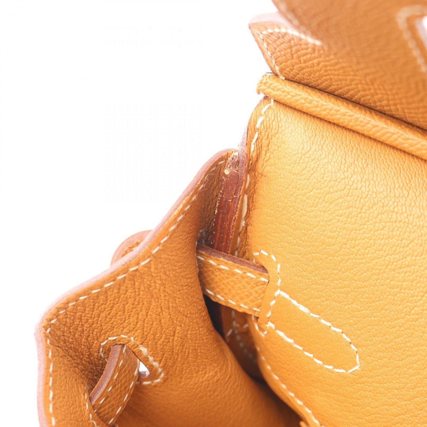 Hermes Handbag Birkin 25 Natural Leather Calf — view 8