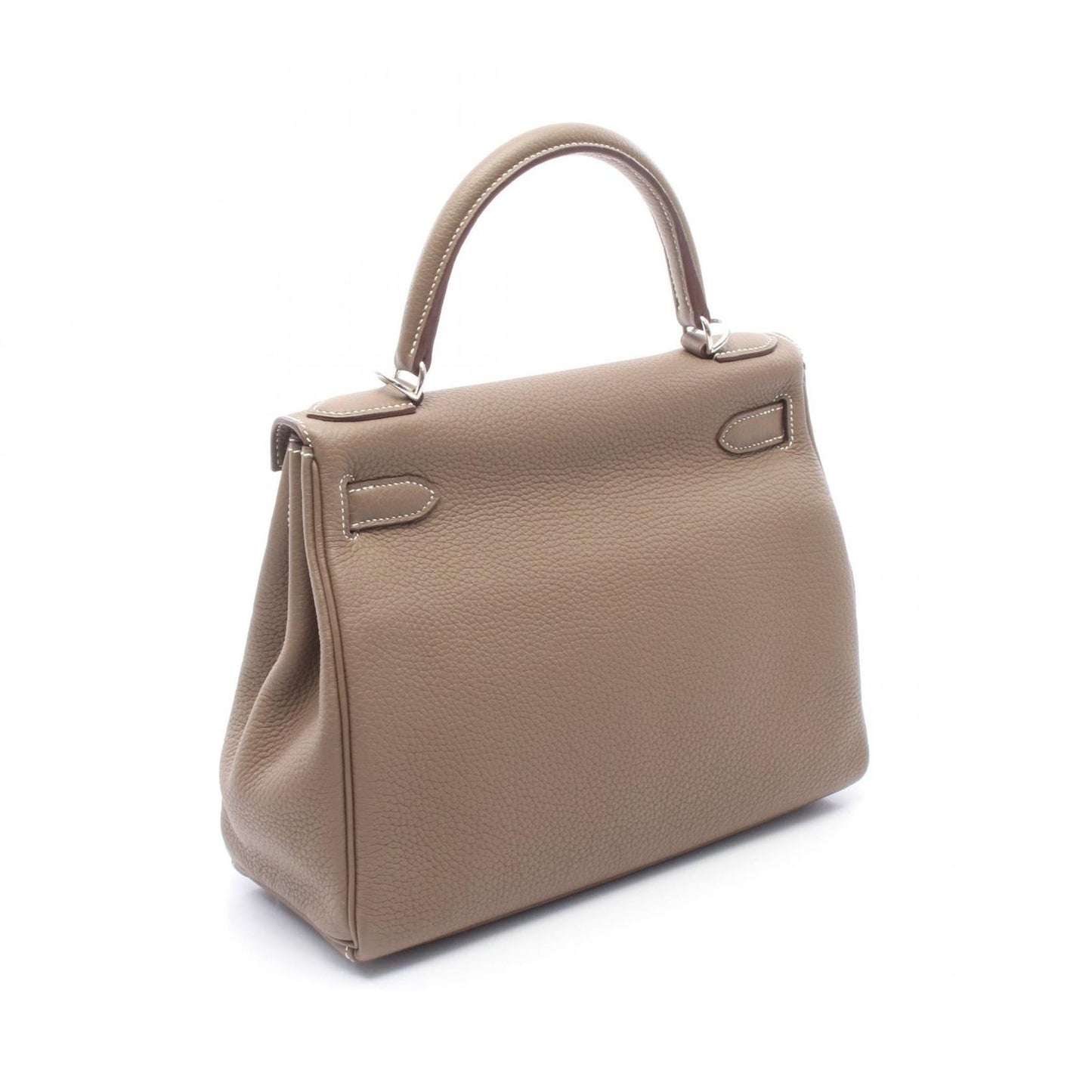 Hermes Handbag Kelly 28 Retourne 2-Way Etoupe Leather — view 2