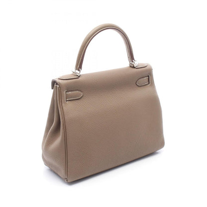 Hermes Handbag Kelly 28 Retourne 2-Way Etoupe Leather — view 2