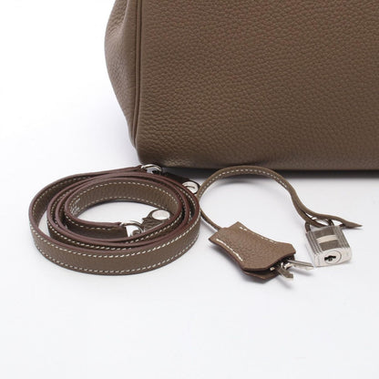 Hermes Handbag Kelly 28 Retourne 2-Way Etoupe Leather — view 6