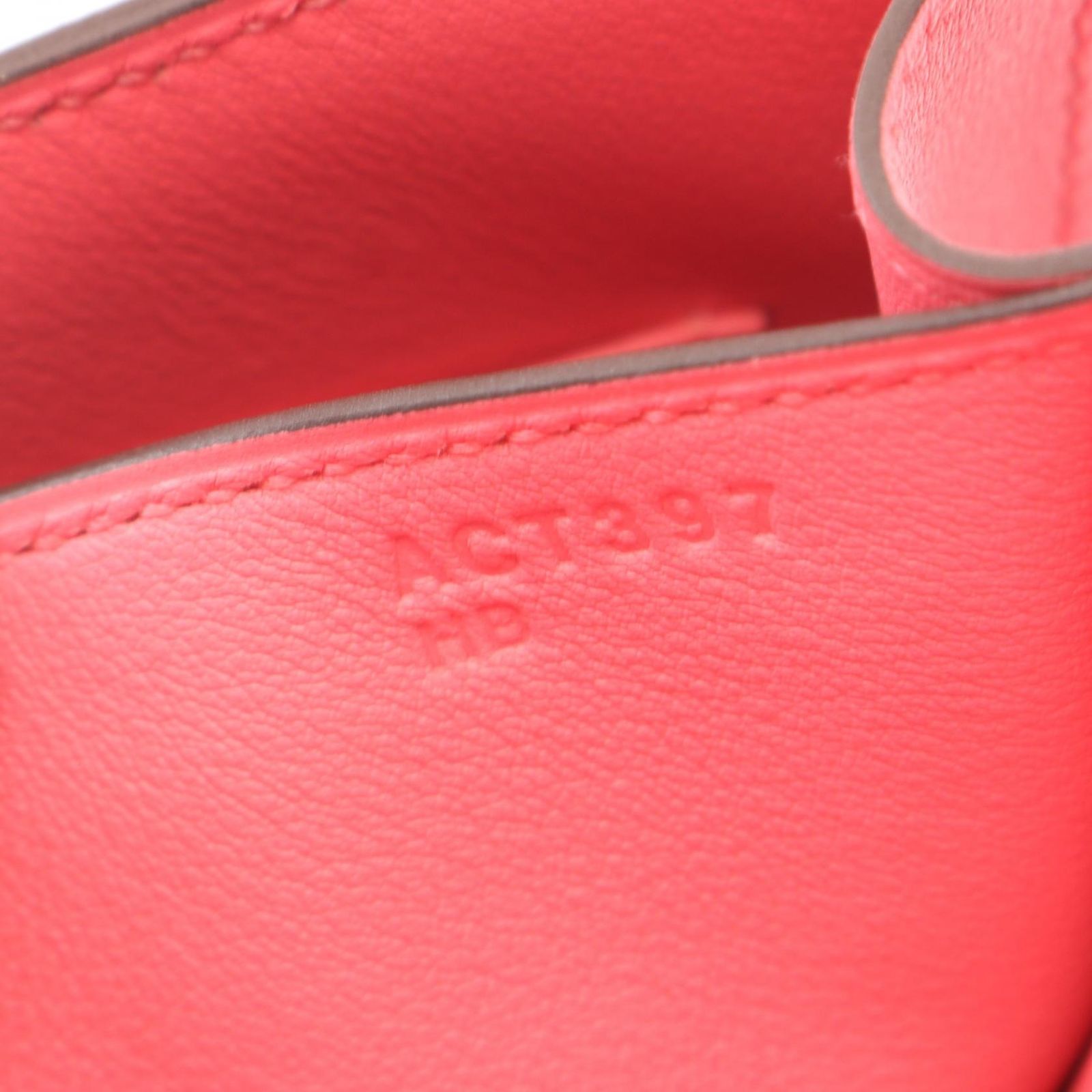 Hermes Shoulder Bag Constance 3 Mini Rose Azalea Leather Calf — view 5