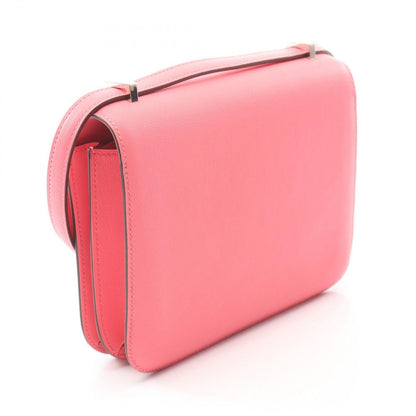 Hermes Shoulder Bag Constance 3 Mini Rose Azalea Leather Calf — view 2