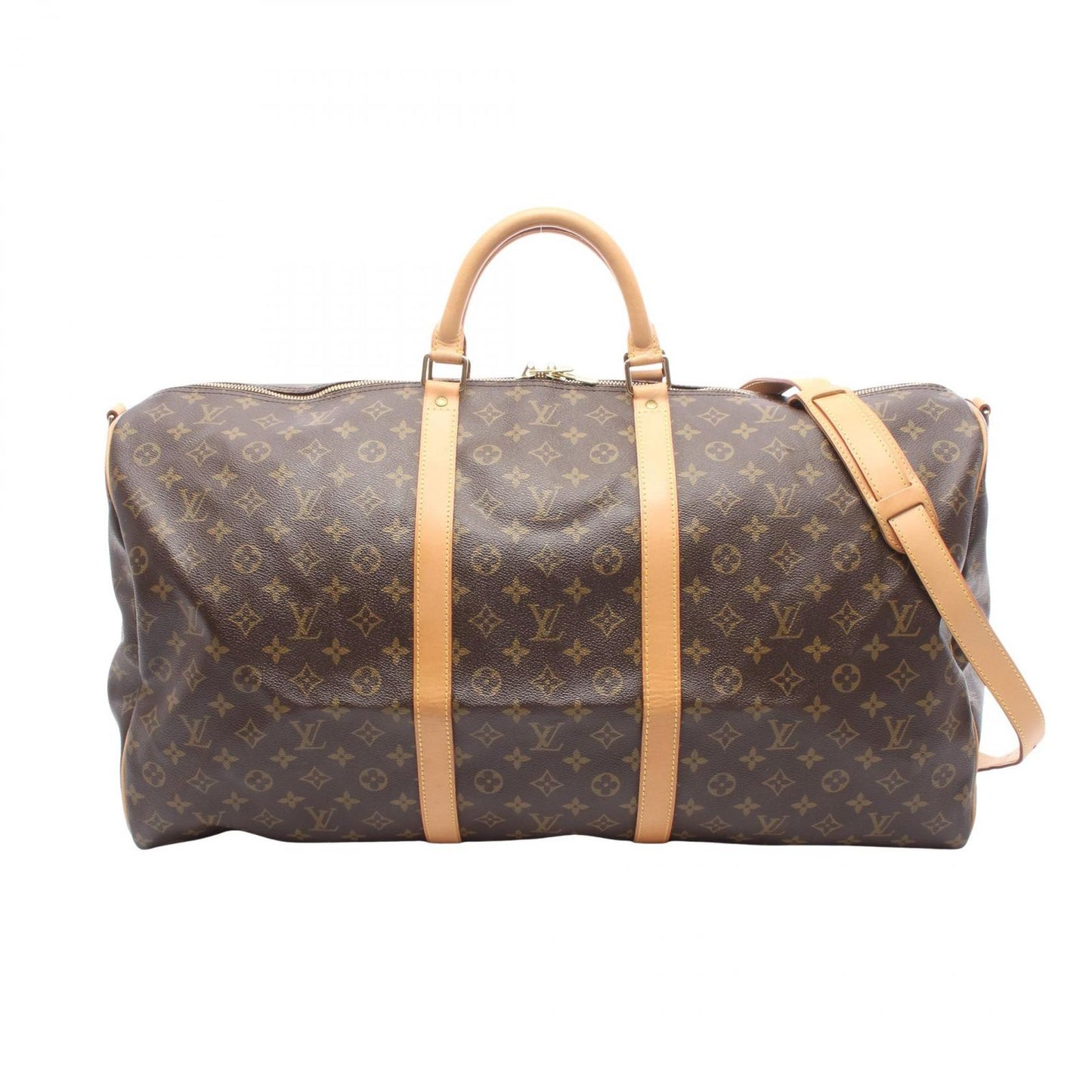 Louis Vuitton Boston Bag Keepall Bandouliere 60 2-Way Canvas Leather