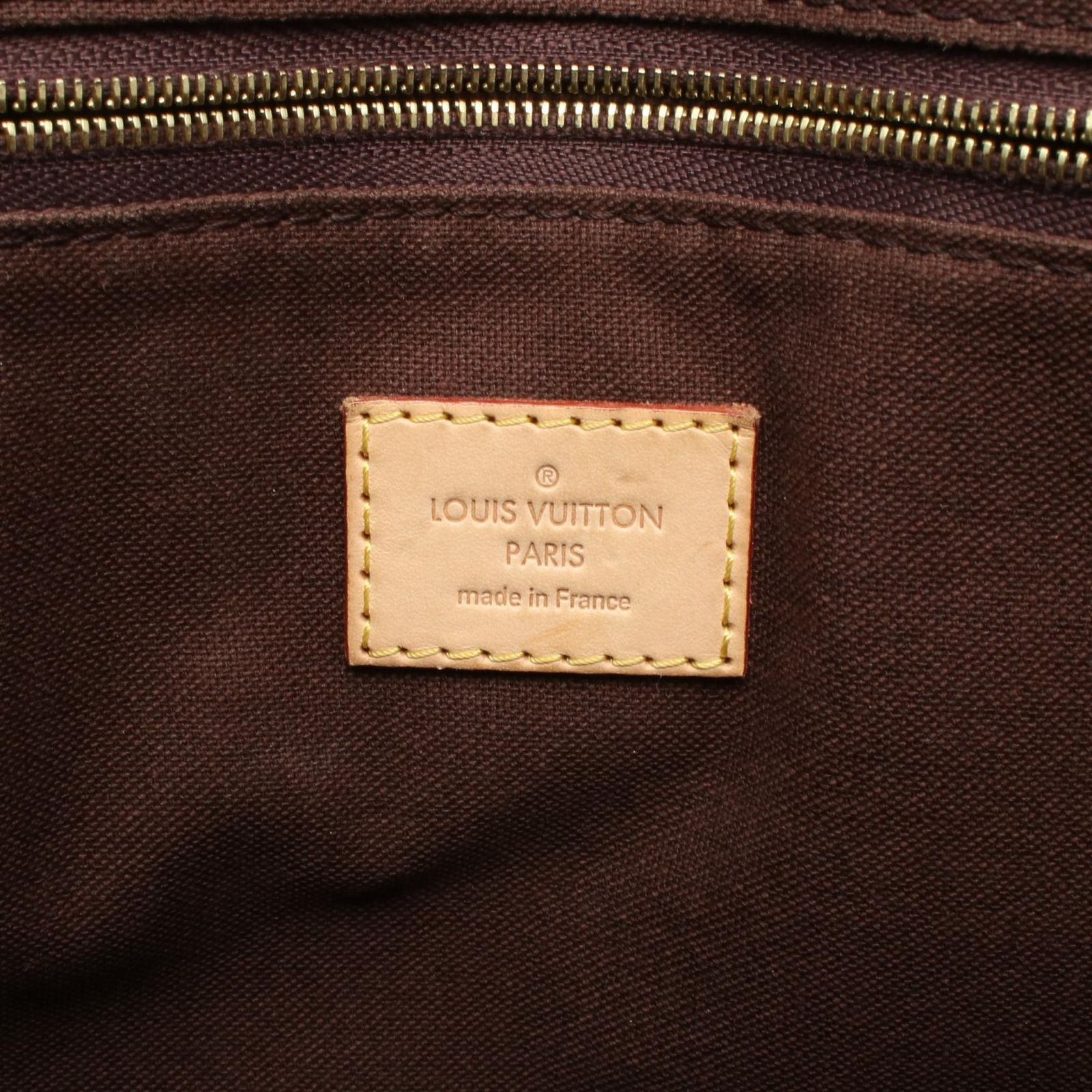 Louis Vuitton Shoulder Bag Menilmontant MM Canvas Leather — view 4