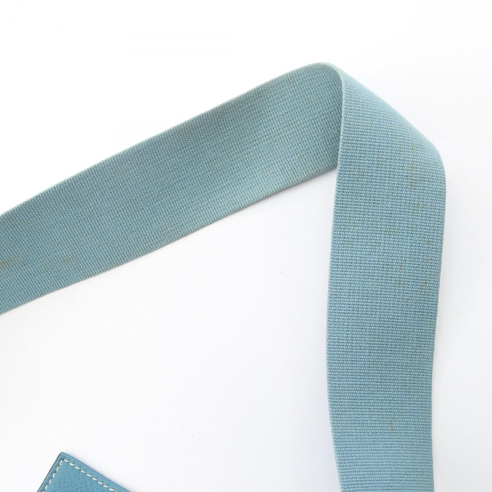 Hermes Shoulder Bag Saco Blue Jean Leather — view 6