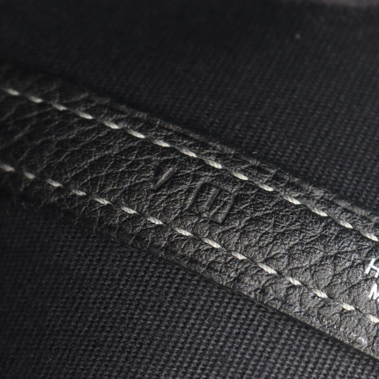 Hermes Tote Garden Party PM Black Canvas Leather — view 5