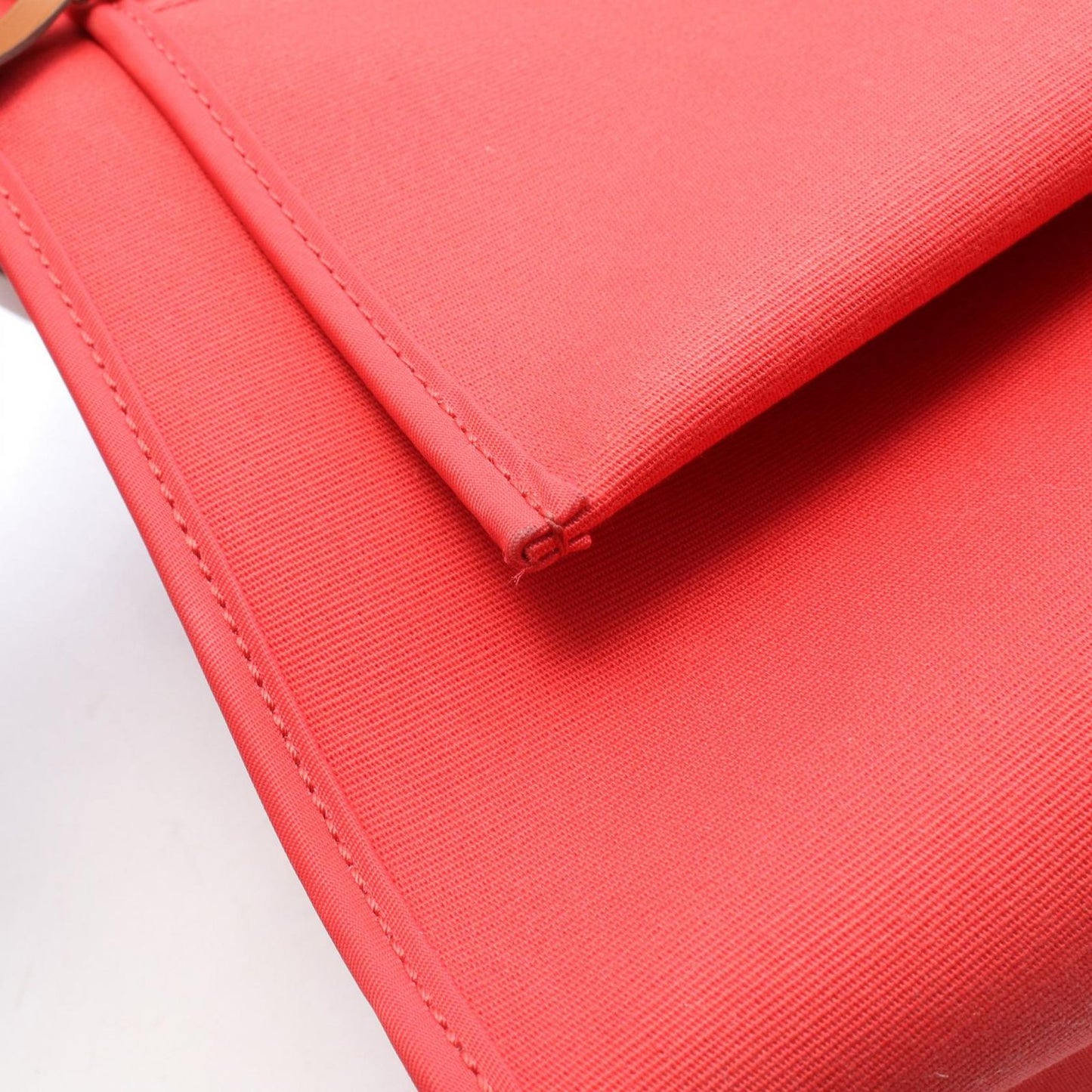 Hermes Handbag Herbag Zip PM 2-Way Bougainvillea Natural Canvas Leather — view 7