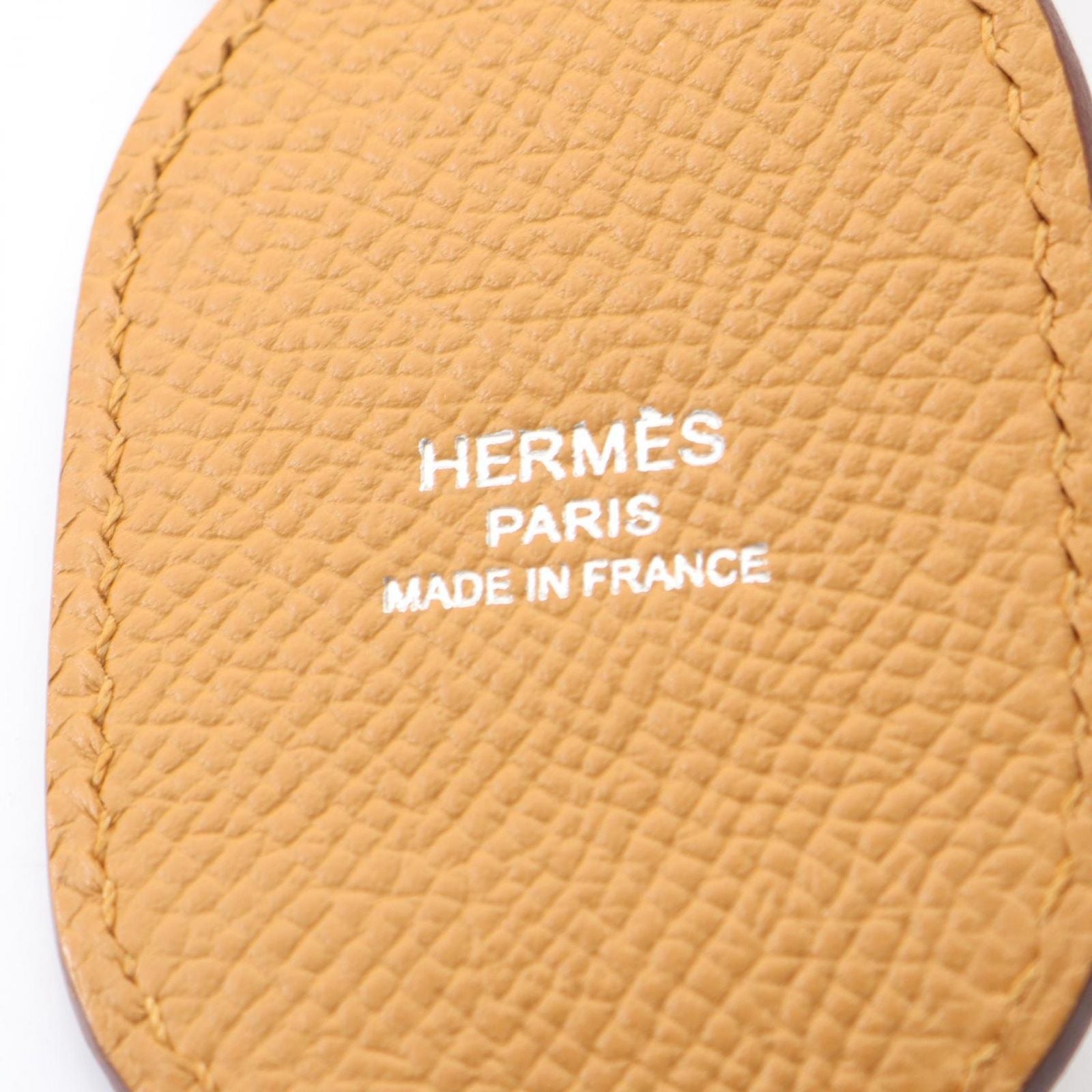 Hermes Shoulder Strap Maillon Chaine D'ancre Bandouliere Sesame Nata Leather — view 4