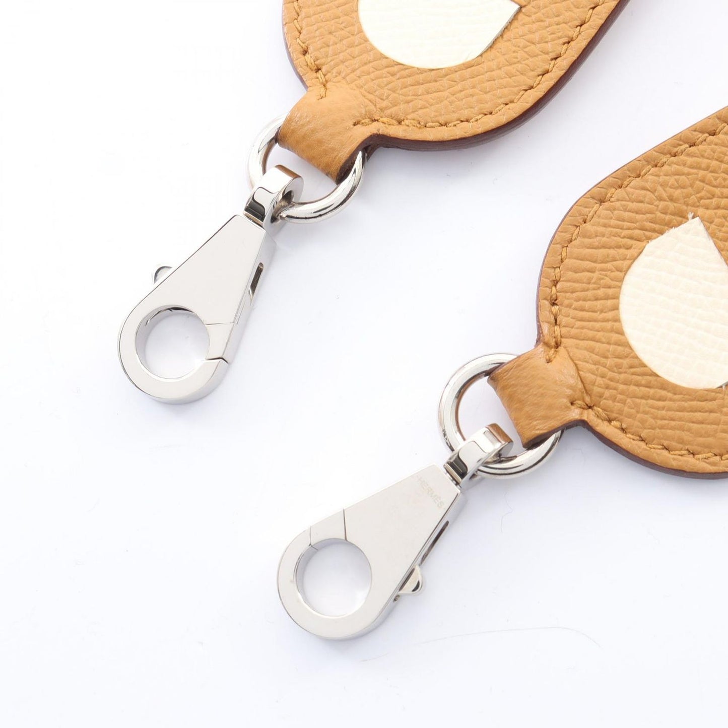 Hermes Shoulder Strap Maillon Chaine D'ancre Bandouliere Sesame Nata Leather — view 3
