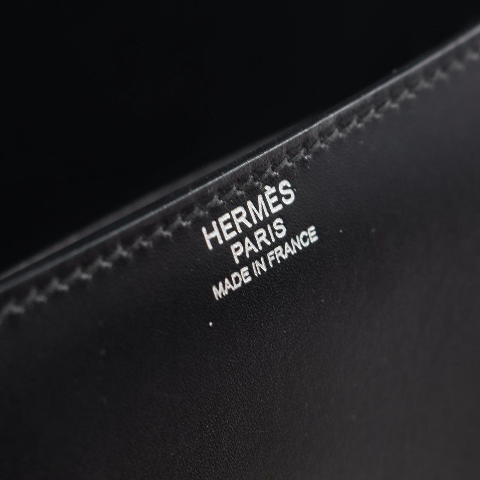 Hermes Shoulder Bag Cherche Midi 25 Black Calf — view 4
