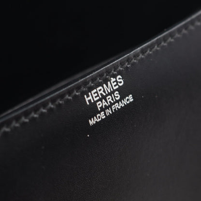Hermes Shoulder Bag Cherche Midi 25 Black Calf — view 4