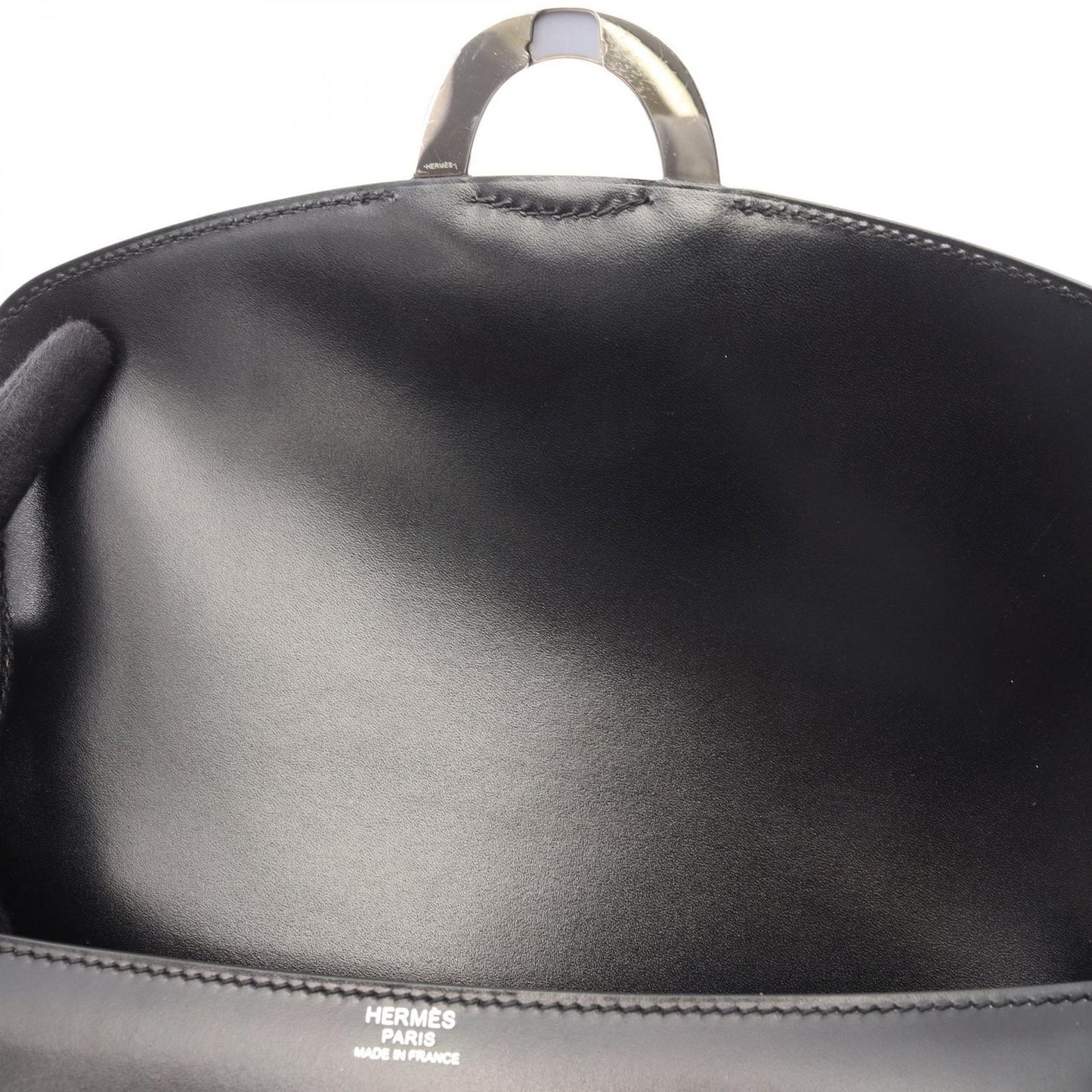 Hermes Shoulder Bag Cherche Midi 25 Black Calf — view 9