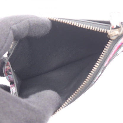 Balenciaga Coin Case le City Long Card Holder Black Multi Leather — view 3