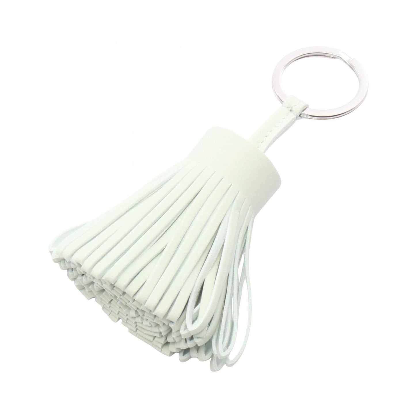 Hermes Charm Carmen Vert Peppermint Leather Keychain