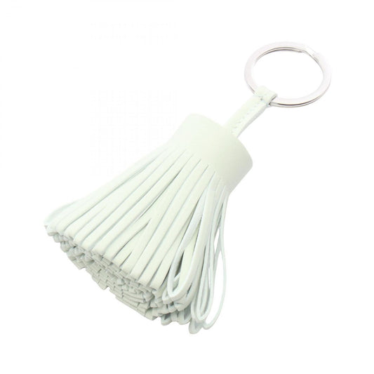 Hermes Charm Carmen Vert Peppermint Leather Keychain
