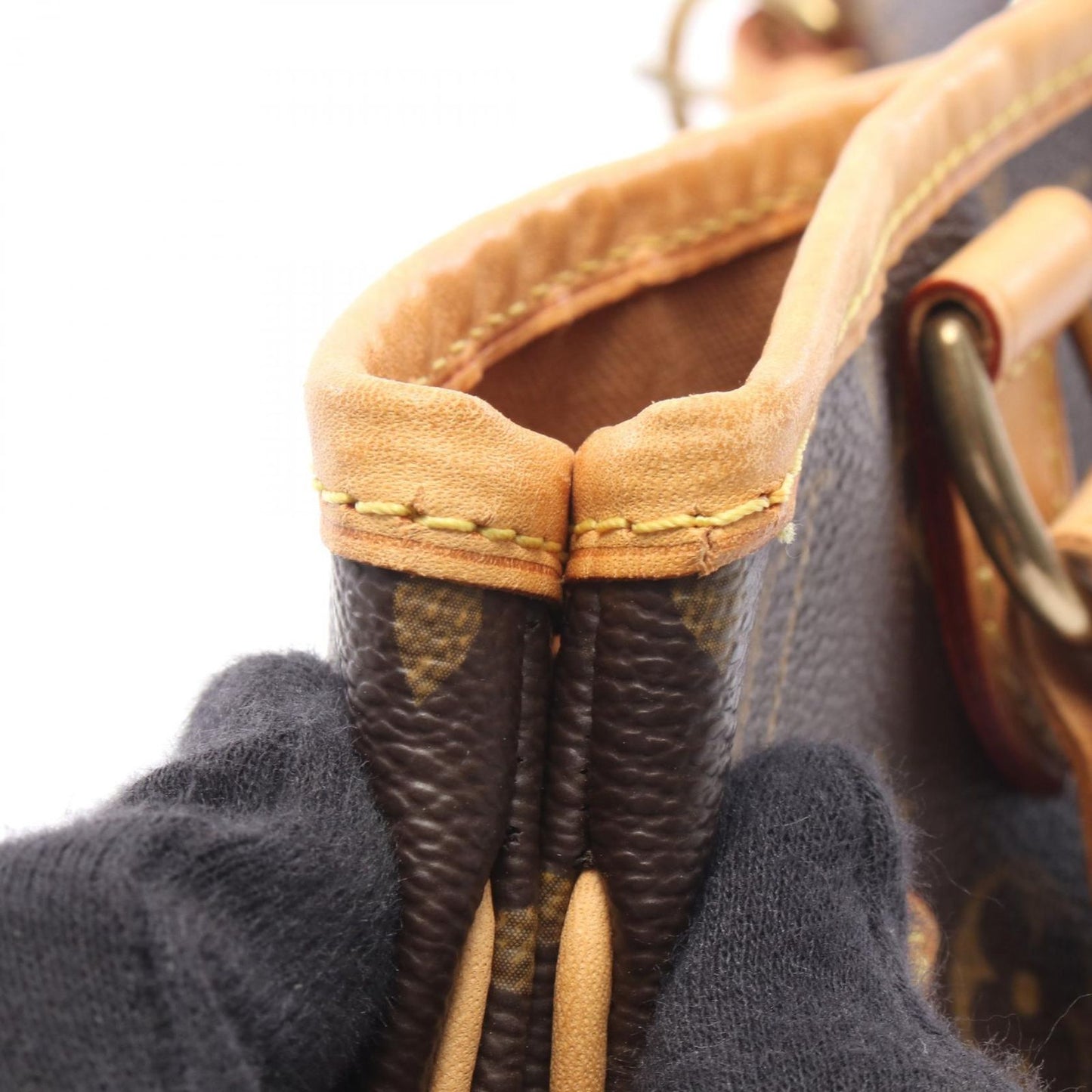 Louis Vuitton Tote Batignolles Vertical Canvas Leather — view 9