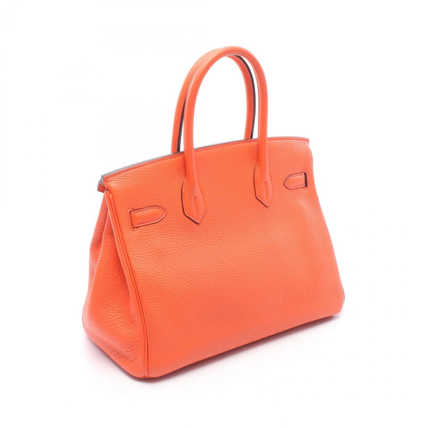 Hermes Handbag Birkin 30 Orange Poppy Leather — view 2