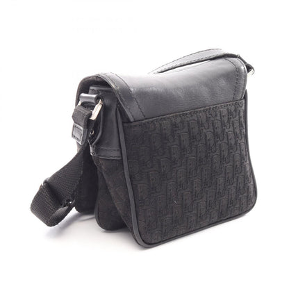 Dior Shoulder Bag Street Chic Trotter Black Canvas Leather — view 2