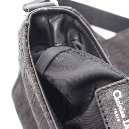 Dior Shoulder Bag Street Chic Trotter Black Canvas Leather — view 8