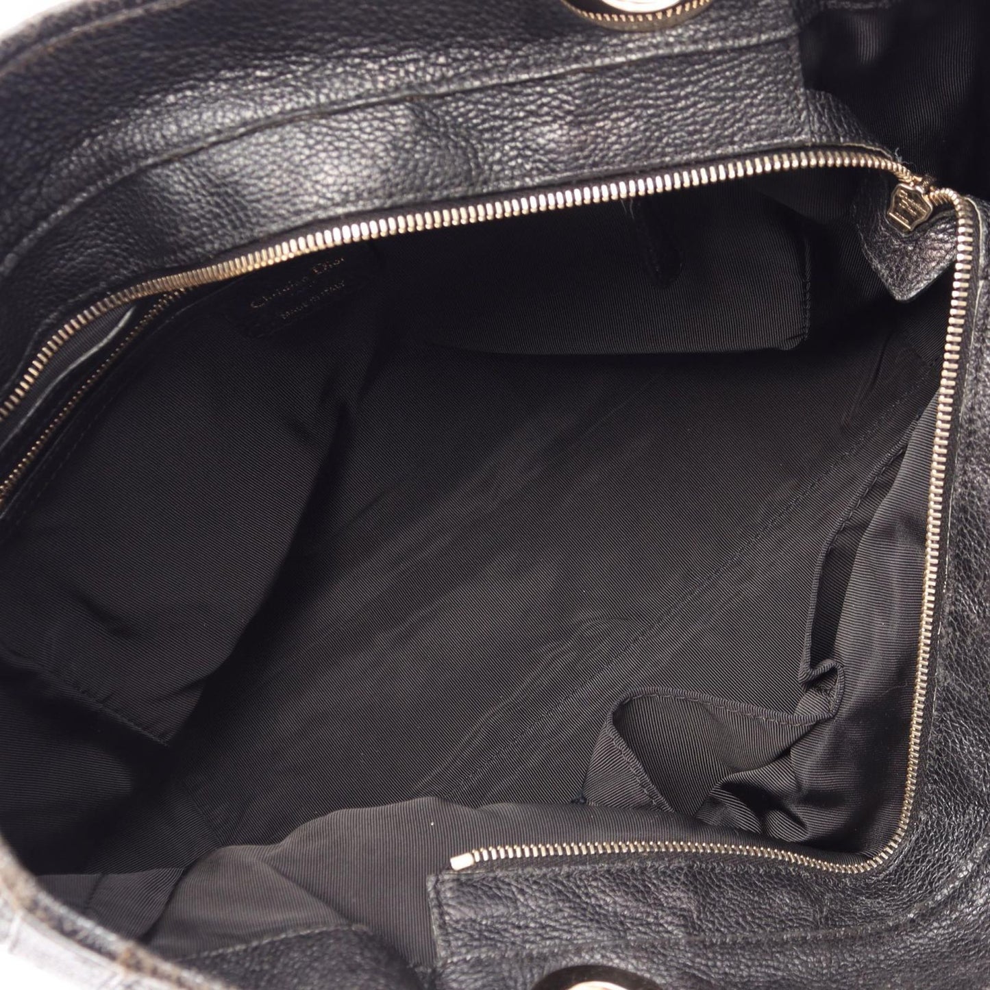 Dior Tote Cannage Black Leather Hand — view 3