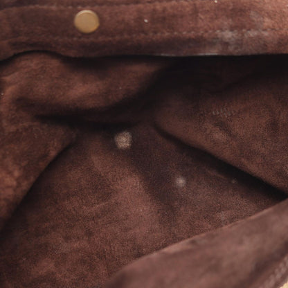 Saint Laurent Handbag Muse Two Khaki Gray Bordeaux Leather Hand — view 8