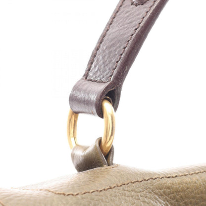 Saint Laurent Handbag Muse Two Khaki Gray Bordeaux Leather Hand — view 7