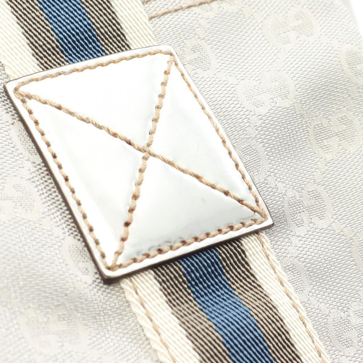 Gucci Tote GG Canvas Sherry Line Silver — view 7