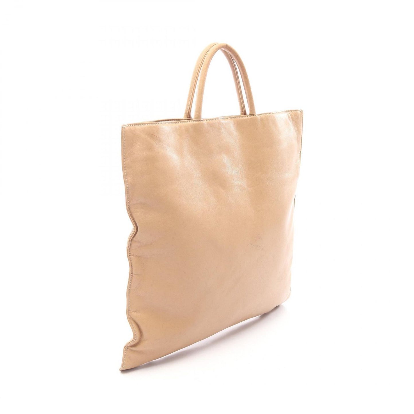 Loewe Tote Anagram Beige Leather — view 2