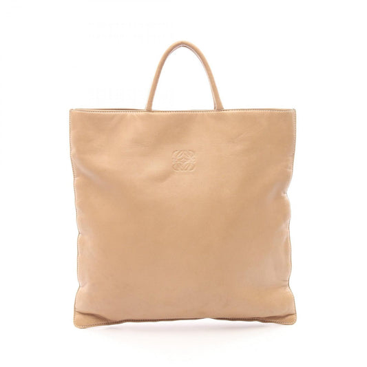 Loewe Tote Anagram Beige Leather
