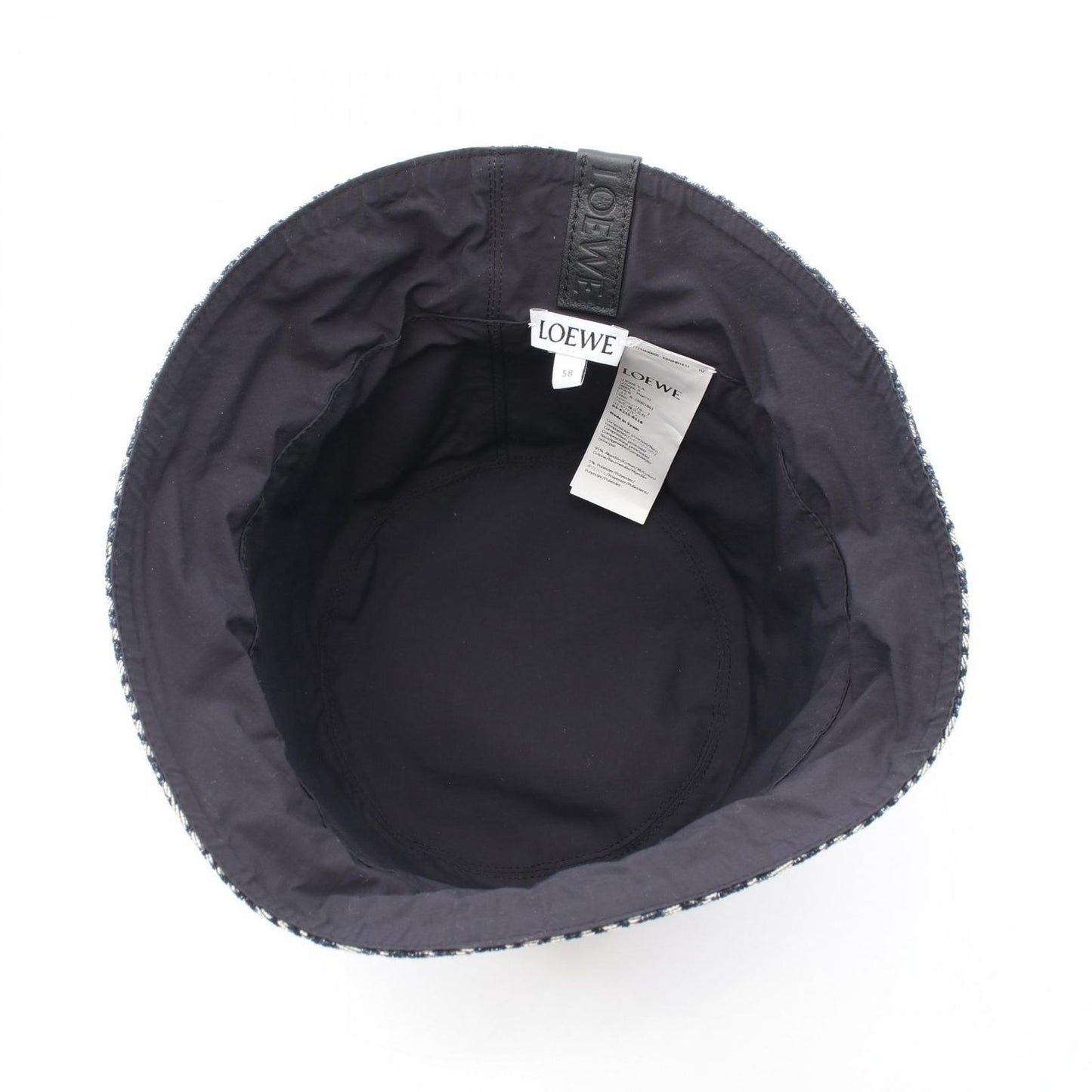 Loewe Hat Anagram Jacquard Reversible Bucket — view 3