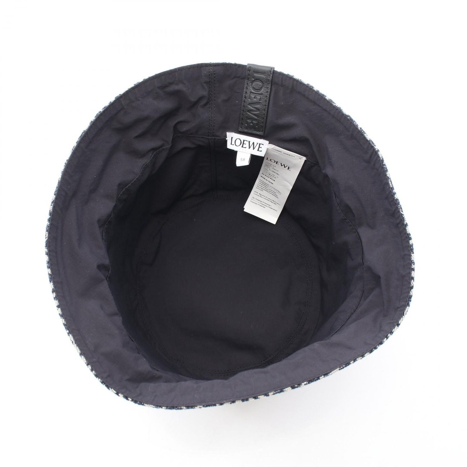 Loewe Hat Anagram Jacquard Reversible Bucket — view 3