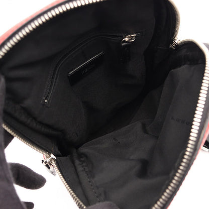 Fendi Waist Bag Monster Star Bug's Eye Red Black Nylon Leather — view 3