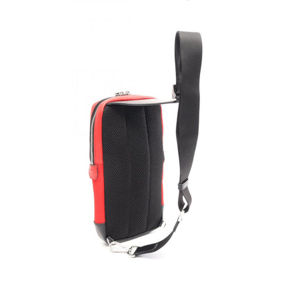 Fendi Waist Bag Monster Star Bug's Eye Red Black Nylon Leather — view 2