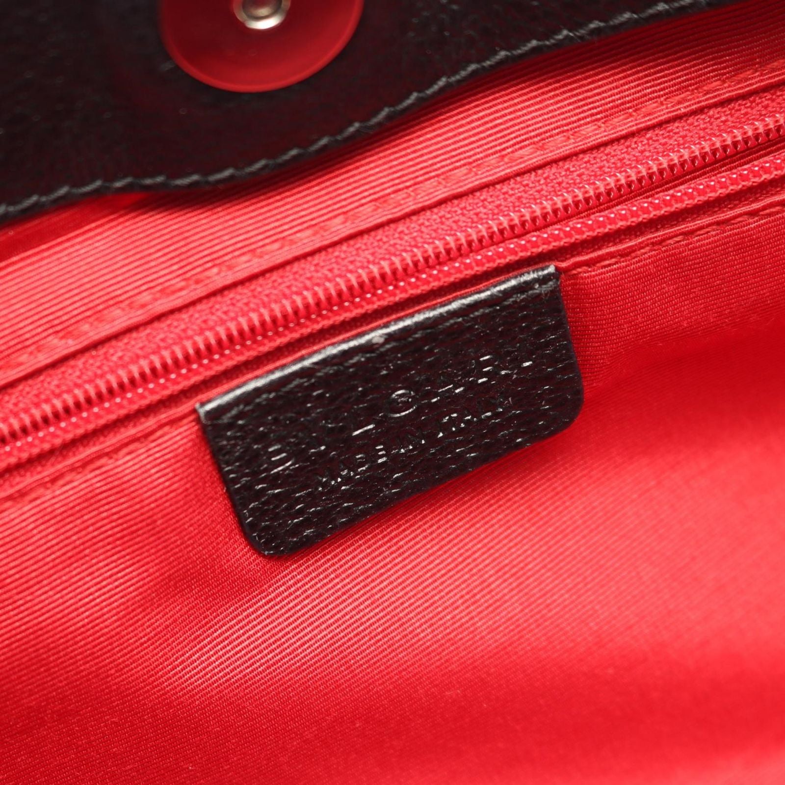 Bvlgari Handbag Logo Mania Black Canvas Leather — view 4