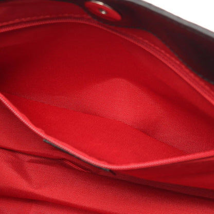Bvlgari Handbag Logo Mania Black Canvas Leather — view 9