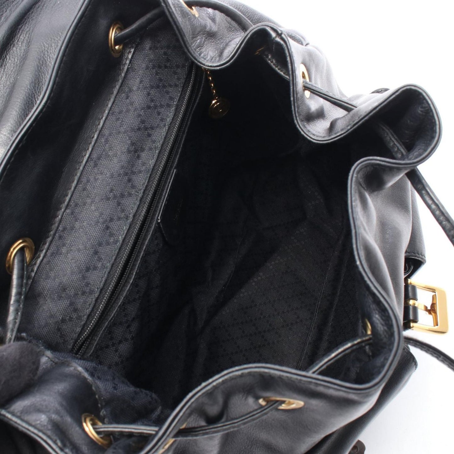 Gucci Backpack Bamboo 003 Black Leather — view 3