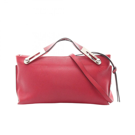 Loewe Handbag Missy Small 2-Way Bordeaux Leather Shoulder