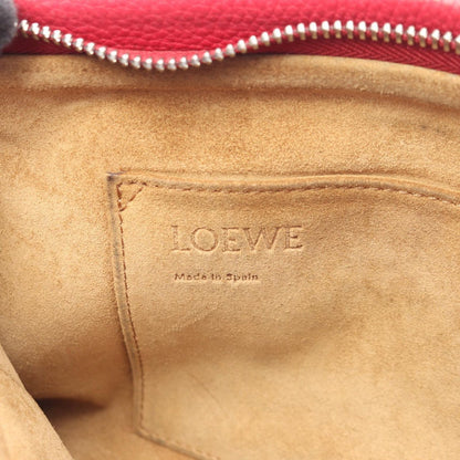 Loewe Handbag Missy Small 2-Way Bordeaux Leather Shoulder — view 4