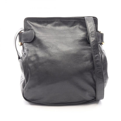 Loewe Shoulder Bag Anagram Black Leather