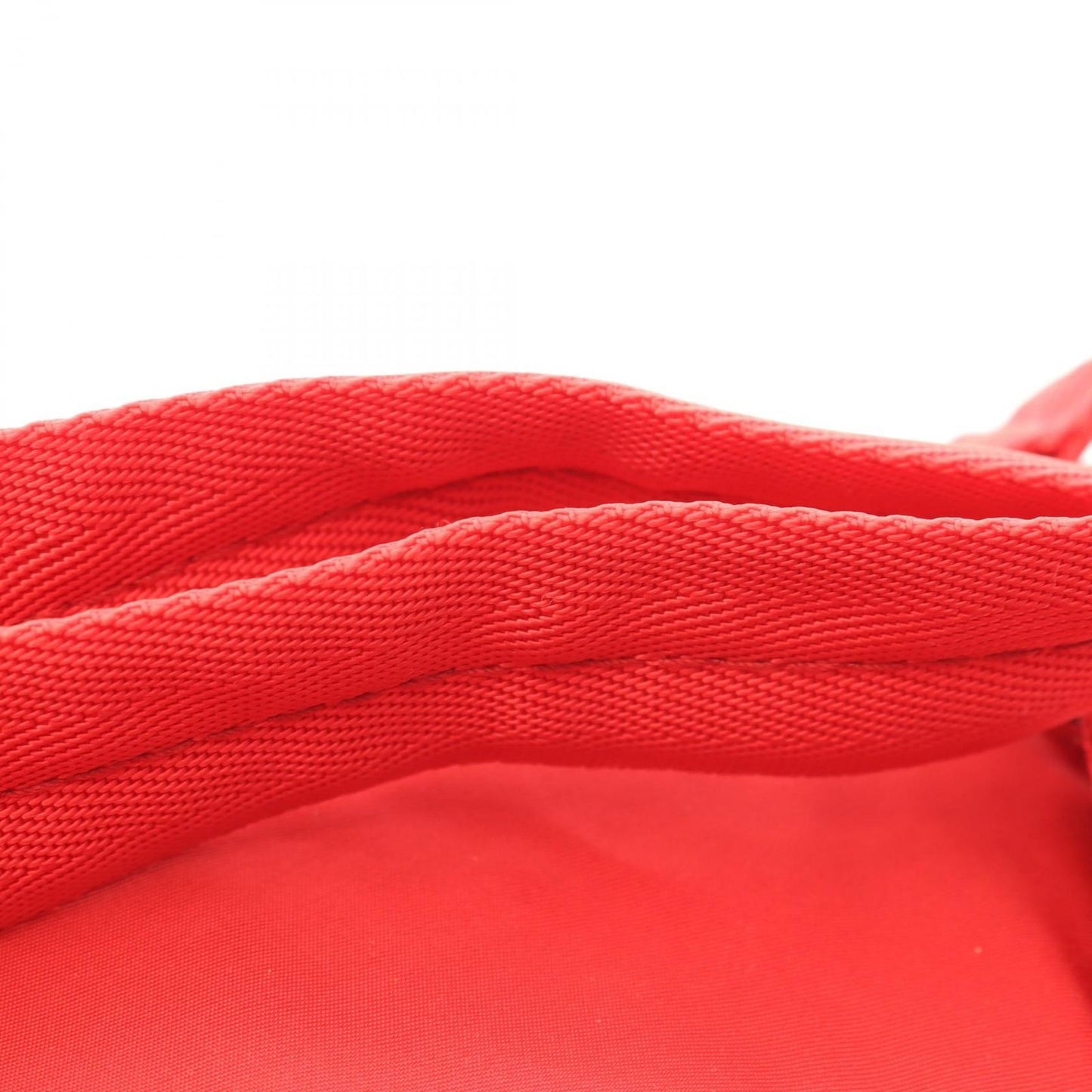 Prada Backpack Vela Red Nylon Leather — view 6