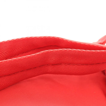Prada Backpack Vela Red Nylon Leather — view 6