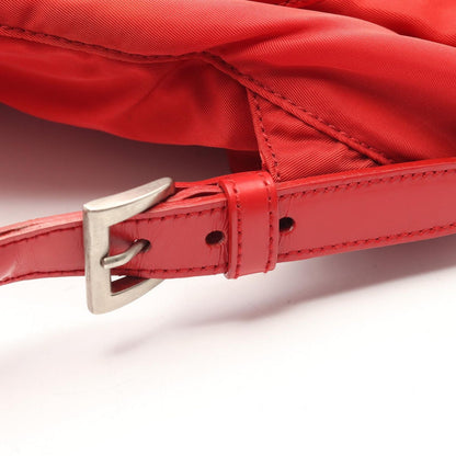 Prada Backpack Vela Red Nylon Leather — view 7